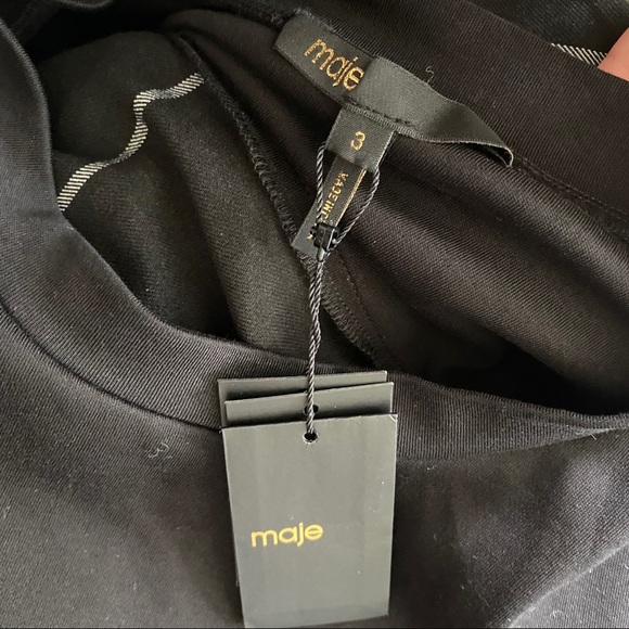 Maje Razak Deconstructed Plaid Cold Shoulder Dress - Picture 12 of 12